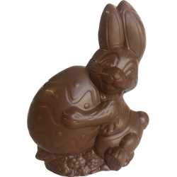 Lapin câlin chocolat NOIR