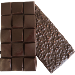 Tablette Crunchy chocolat noir