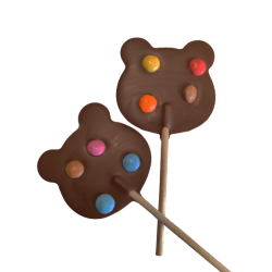 Sucette chocolat noir