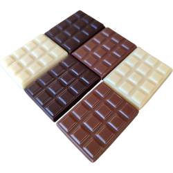 Mini tablettes de chocolat