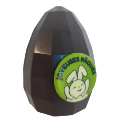 Oeuf de Pâques chocolat NOIR