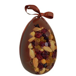 Oeuf Mendiant chocolat NOIR