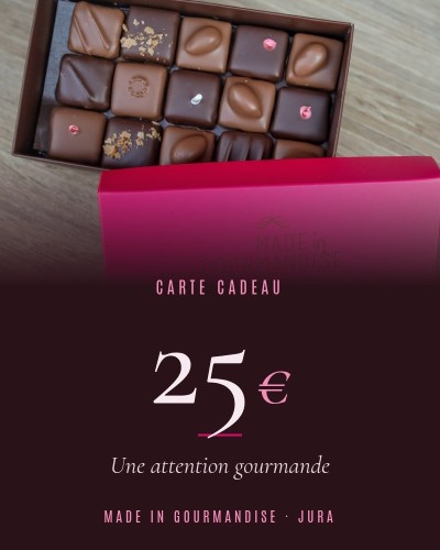 Carte Cadeau 25€