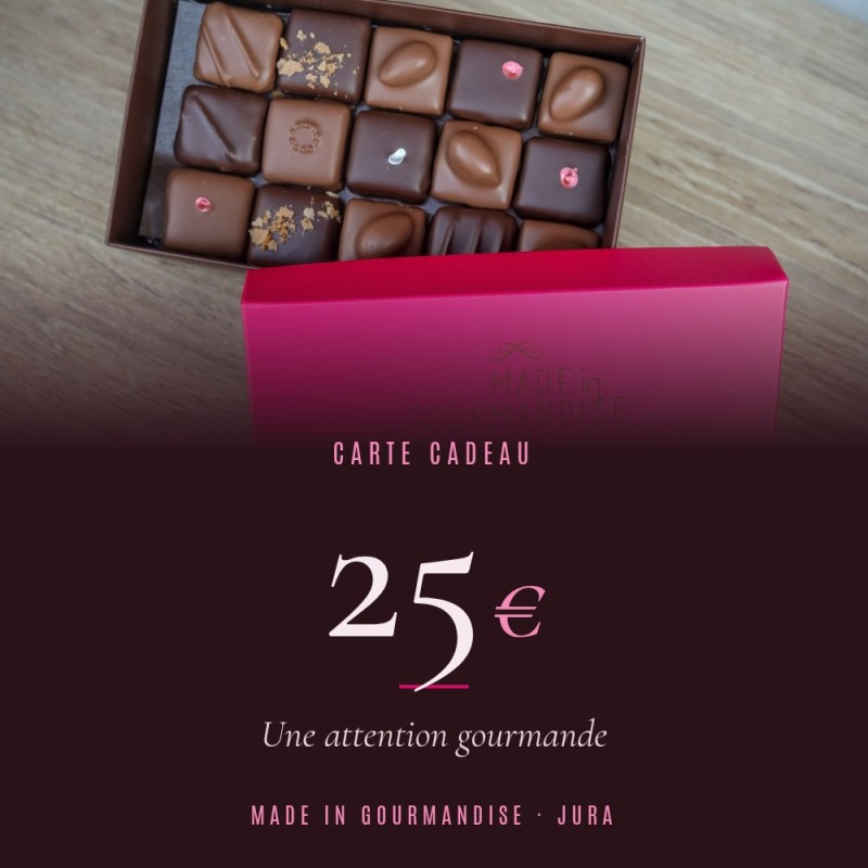 Carte Cadeau 25€